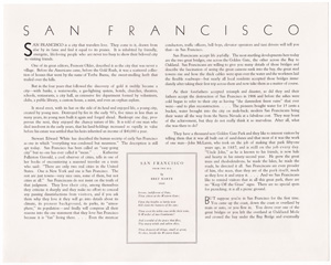 Mission Dolores / text ("San Francisco" poem by Brett Harte

